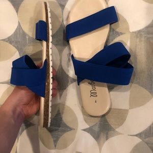 Cobalt Blue Sandals